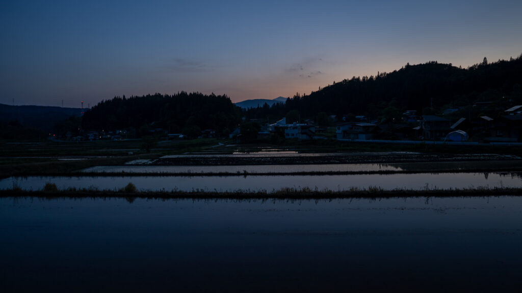 棚田の写真